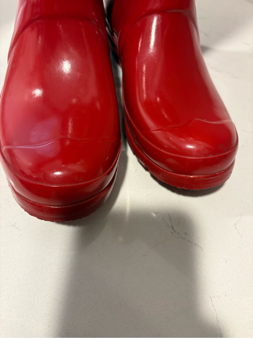 Hunter Glossy Red Tall Rain Boots — image 6 of 7